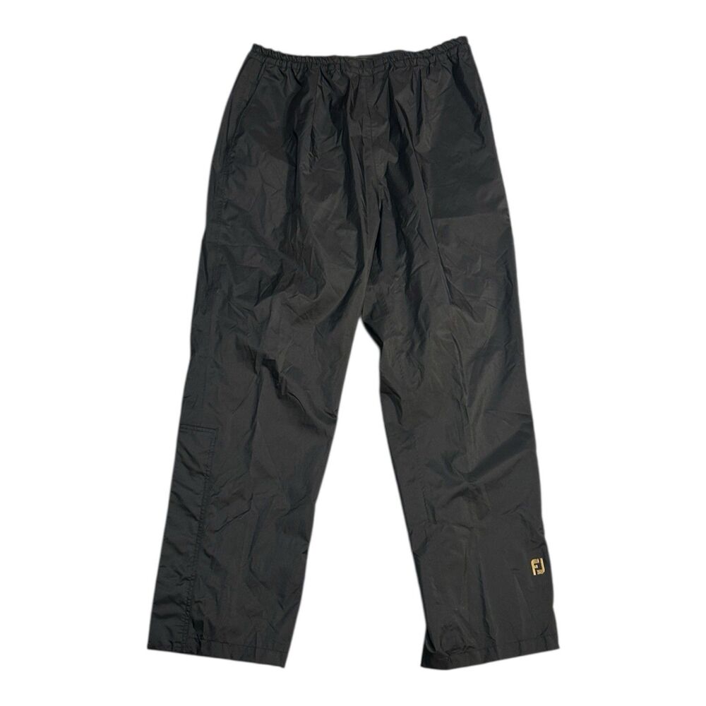 Dr Joys FootJoy Golf Track Pants Black Mens L EUC